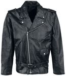 Patchwork Biker Jacket, Gothicana by EMP, Giacca di pelle