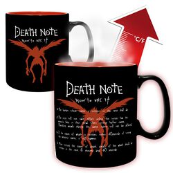 Kira and Ryuk - Mug with thermal effect, Death Note, Tazza