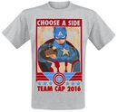 Civil War - Choose A Side, Captain America, T-Shirt