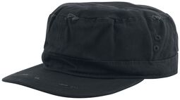 Vintage Army Cap, Black Premium by EMP, Cappello