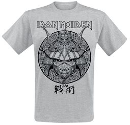 Samurai Eddie Black Graphic, Iron Maiden, T-Shirt