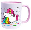 Puking Unicorn - Rainbow, Unicorn, Tazza
