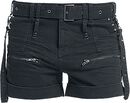 Studded Hotpants, Black Premium by EMP, Hot Pants