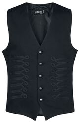 Cappotto Nero Donna Gothicana - Doppia Abbottonatura Classico - Foto 2