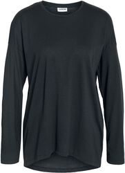 Mathilde O-neck high/low top, Noisy May, Maglia Maniche Lunghe