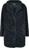 Ladies Oversized Sherpa Coat, Urban Classics, Cappotto corto