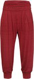 Sport and Yoga - Red Fabric Trousers with All-Over Print, RED by EMP, Leggings