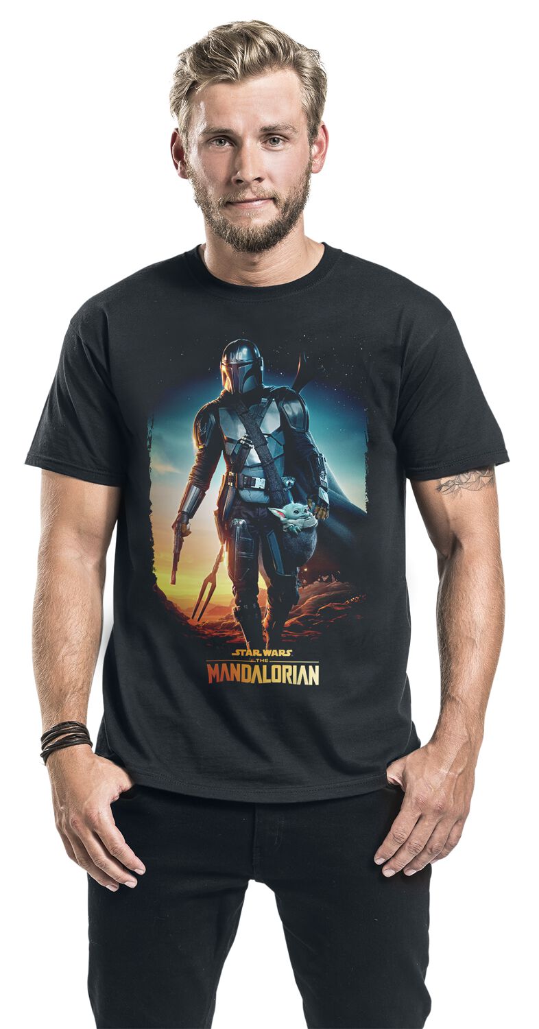 The Mandalorian Through the Galaxy Star Wars T-Shirt EMP