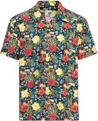 Tropical Hawaiian-style shirt, King Kerosin, Camicia Maniche Corte