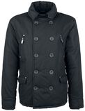 Double-Breasted Jacket, Black Premium by EMP, Giacca invernale