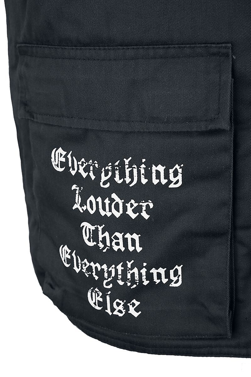 Gilet Motard Motorhead 'Ranger' Noir - Style Biker - Neuf Avec étiquettes - Taille Standard
