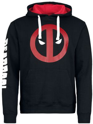 ABSOLUTE CULT DEADPOOL - APPROVES - Felpa con cappuccio - black/nero ABSOLUTE CULT DEADPOOL - APPROVES - Felpa con cappuccio - black/nero