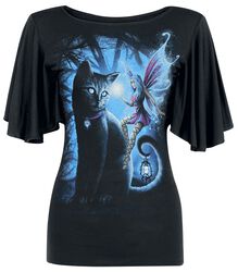 Cat And Fairy, Spiral, T-Shirt