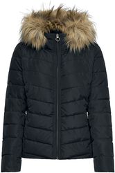 Newellan Quilted Hood Jacket, Only, Giacca invernale