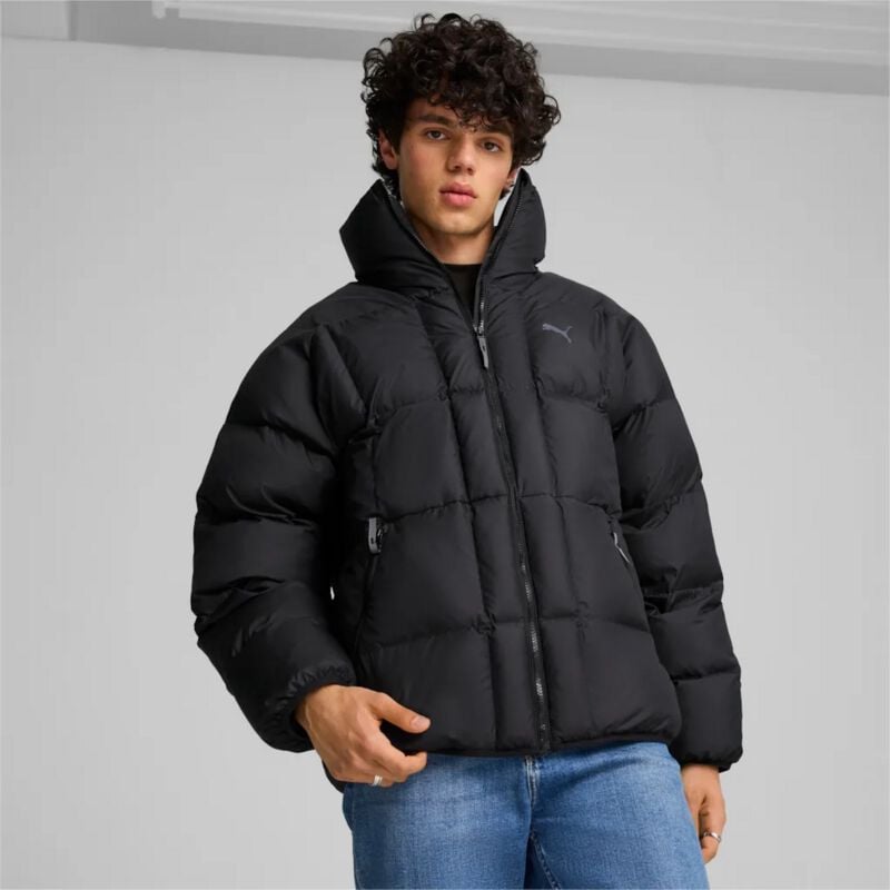 Giacche Invernali Giacca Puma Uomo Grigio Puffer Jacket Puma