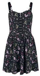 Ditsy Ouija Printed Mini Dress, Jawbreaker, Miniabito