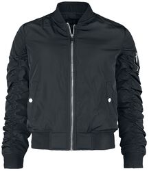 Ladies’ bomber jacket, Black Premium by EMP, Giacca Bomber