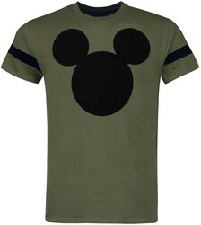 Mickey Mouse - Head - Flock, Mickey Mouse, T-Shirt
