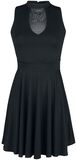 High Neckline Dress With Mesh Insert, Forplay, Abito media lunghezza