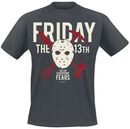 Crossing Weapons, Friday The 13th, T-Shirt