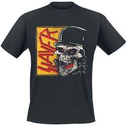 Red Yellow Laughing Skull, Slayer, T-Shirt