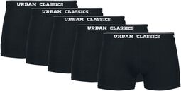 Organic Boxer Shorts 5-Pack, Urban Classics, Boxer