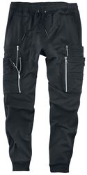 Cargo trousers with zipper details, Gothicana by EMP, Pantaloni modello cargo