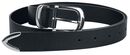 Faux-Leather Belt, Black Premium by EMP, Cintura
