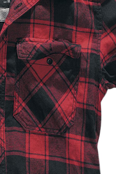 Overshirt Nera E Verde Militare In Flanella Di Puro Cotone A Fantasia Check Xacus