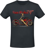 Van Halen World Invasion Tour 1980 T-Shirt - Official Band Logo, Men's Black Graphic Tee