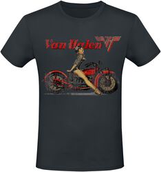 Van Halen Chrome Logo Black ufficiale Uomo maglietta unisex Van Halen Chrome Logo Black ufficiale Uomo maglietta unisex