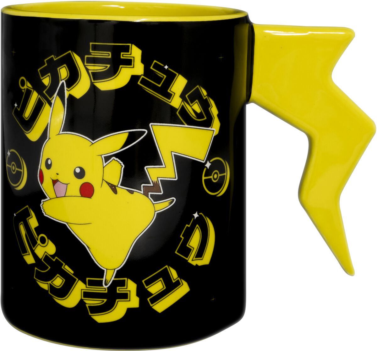 Pikachu lightning - 3D mug, Pokémon Tazza