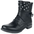 Basic Ladies Boot, Black Premium by EMP, Stivali modello Biker