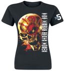 Justice For None Skull, Five Finger Death Punch, T-Shirt