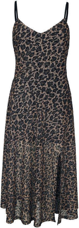 Leopard-print Midi dress