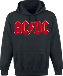 Red Logo, AC/DC, Felpa con cappuccio
