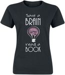 Save A Brain - Read A Book, Save A Brain - Read A Book, T-Shirt