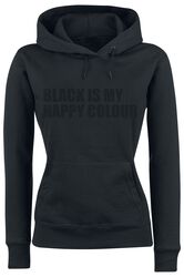 Black Is My Happy Colour, Slogans, Felpa con cappuccio