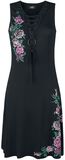 Dress with Floral Print and Lacing, Full Volume by EMP, Miniabito