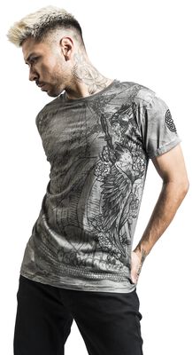 T-shirt with Detailed Front Print