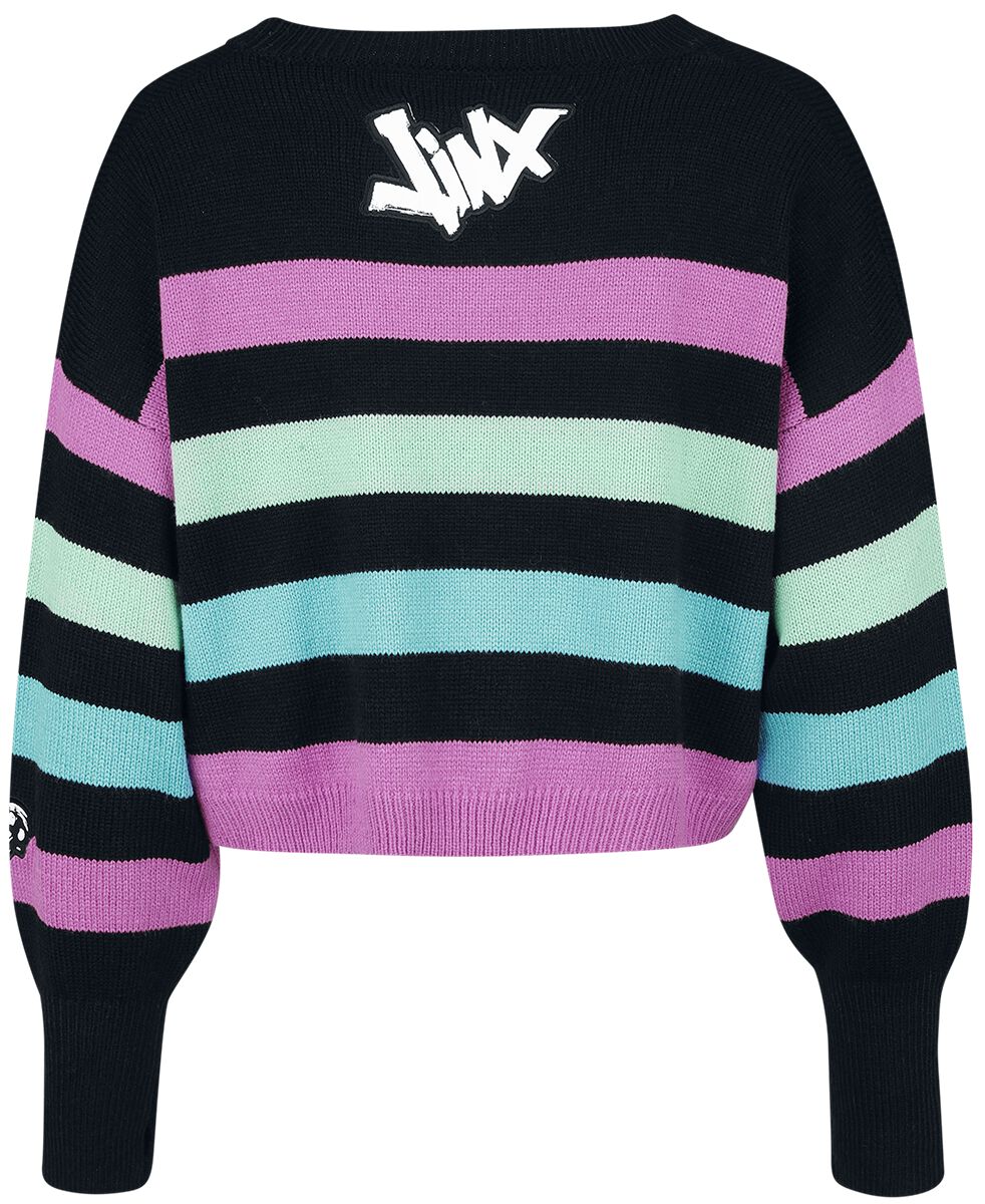 Felpa Con Cappuccio Arcane-Jinx - Stampa Alta Definizione, Stile Hip-hop, Streetwear Comodo