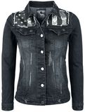 Flag Jeansjacket, Rock Rebel by EMP, Giubbetto di jeans