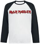 Red Logo, Iron Maiden, Maglia Maniche Lunghe