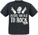 Never Too Old To Rock, The Simpsons, T-Shirt