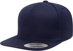Premium five-panel snapback cap, Flexfit, Cappello