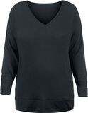 Knitted Sweat-Shirt, Black Premium by EMP, Felpa