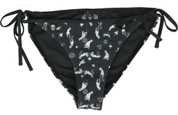 Bikini Bottom with mystical print, Gothicana by EMP, Slip bikini