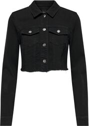 Onlwonder LS Cropped DNM Jacket NOOS, Only, Giubbetto di jeans