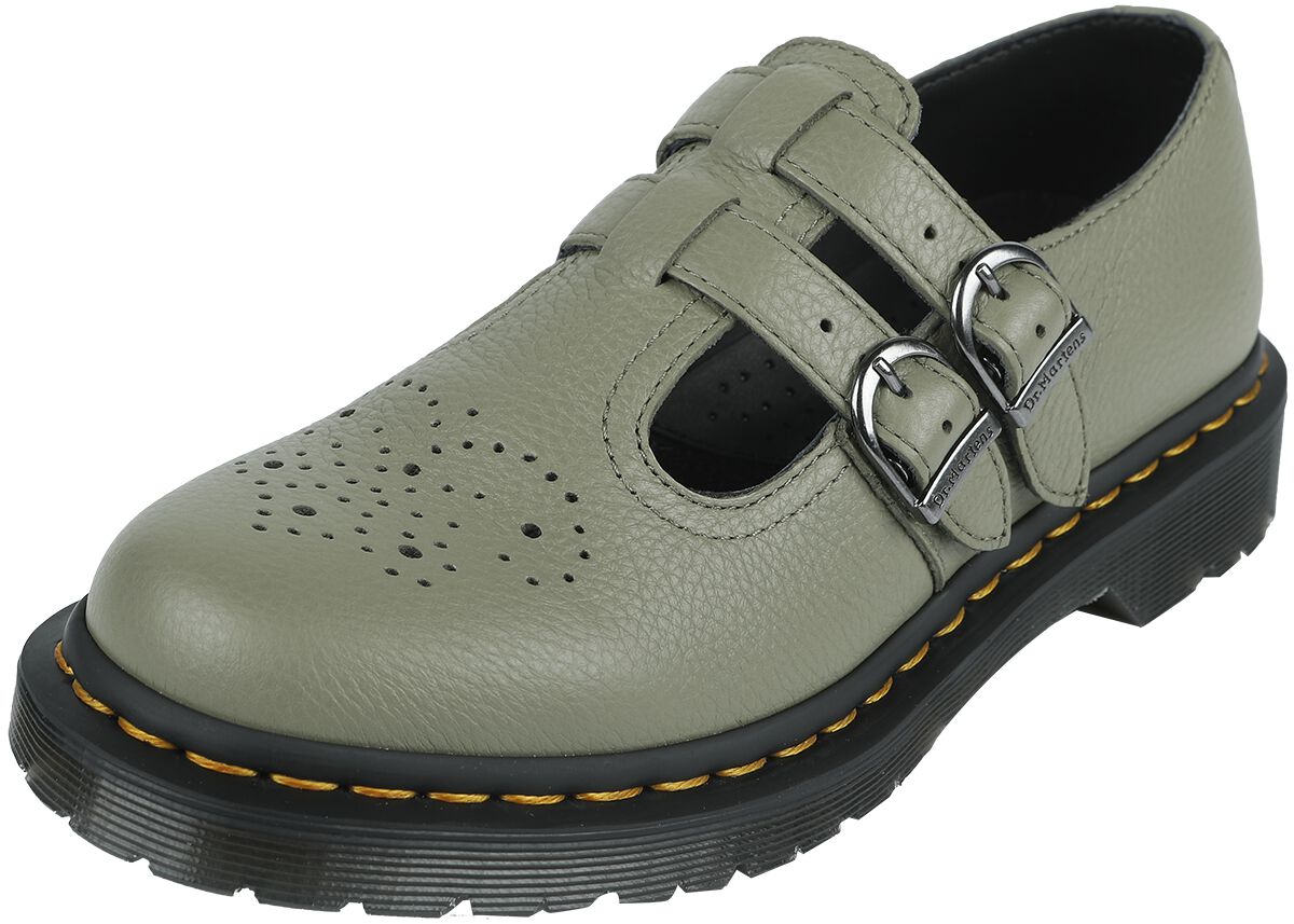 8065 Mary Jane Muted Olive Virginia Martens Scarpe basse EMP