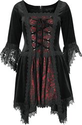 Short gothic dress, Sinister Gothic, Miniabito